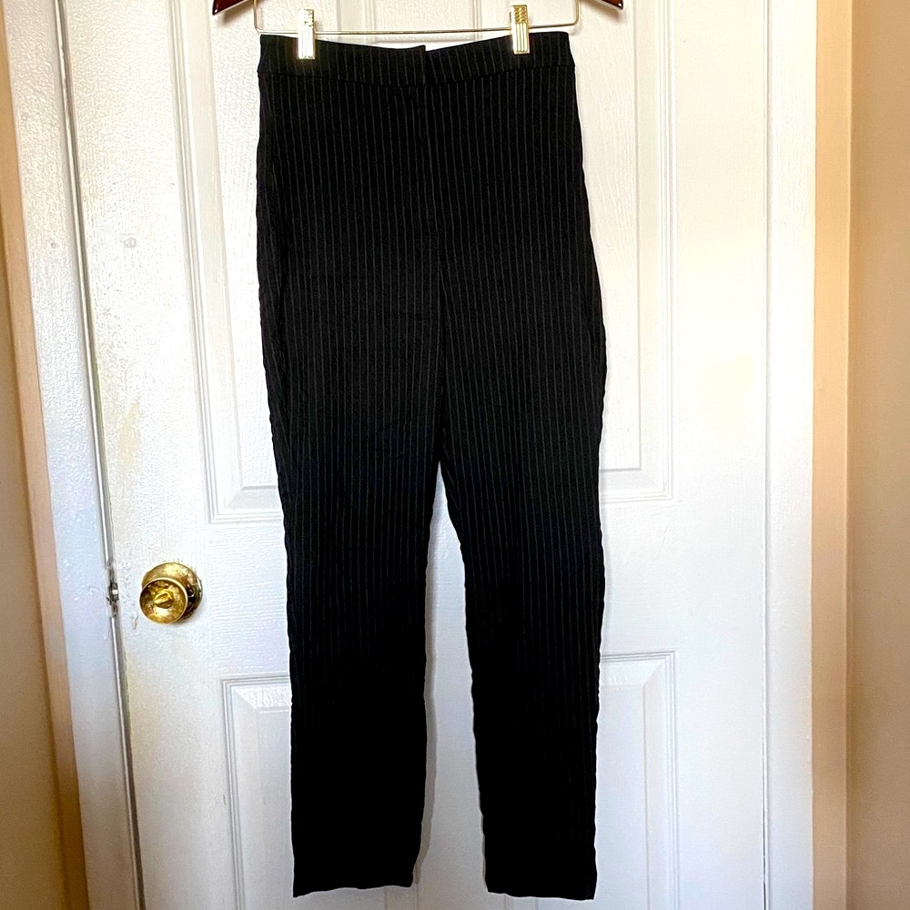 Dynamite Black Pinstriped Dress Pants / Trousers